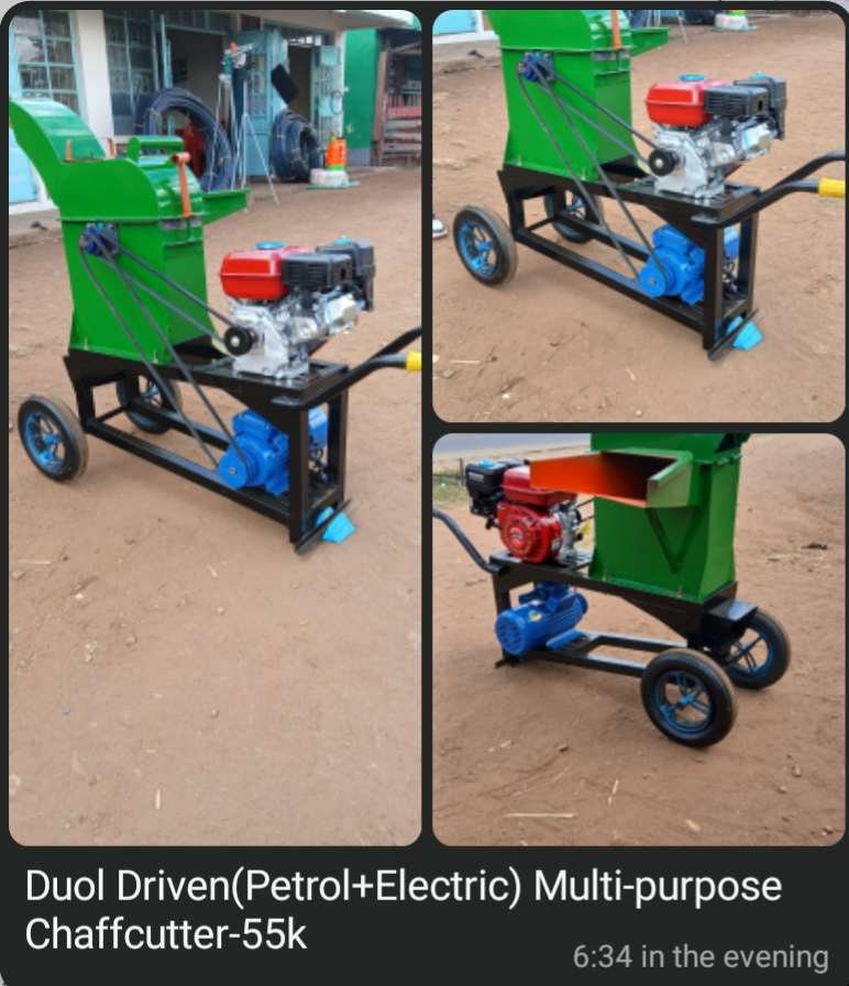 Dual Driven Multi-Purpose Chaff Cutter