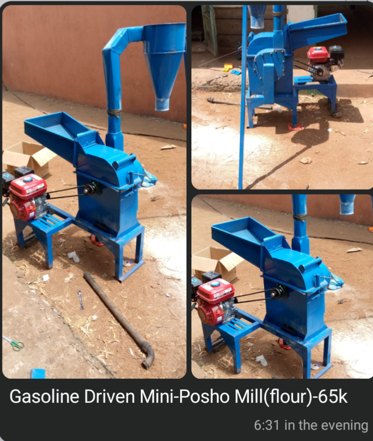 Gasoline Driven Mini Posho Mill